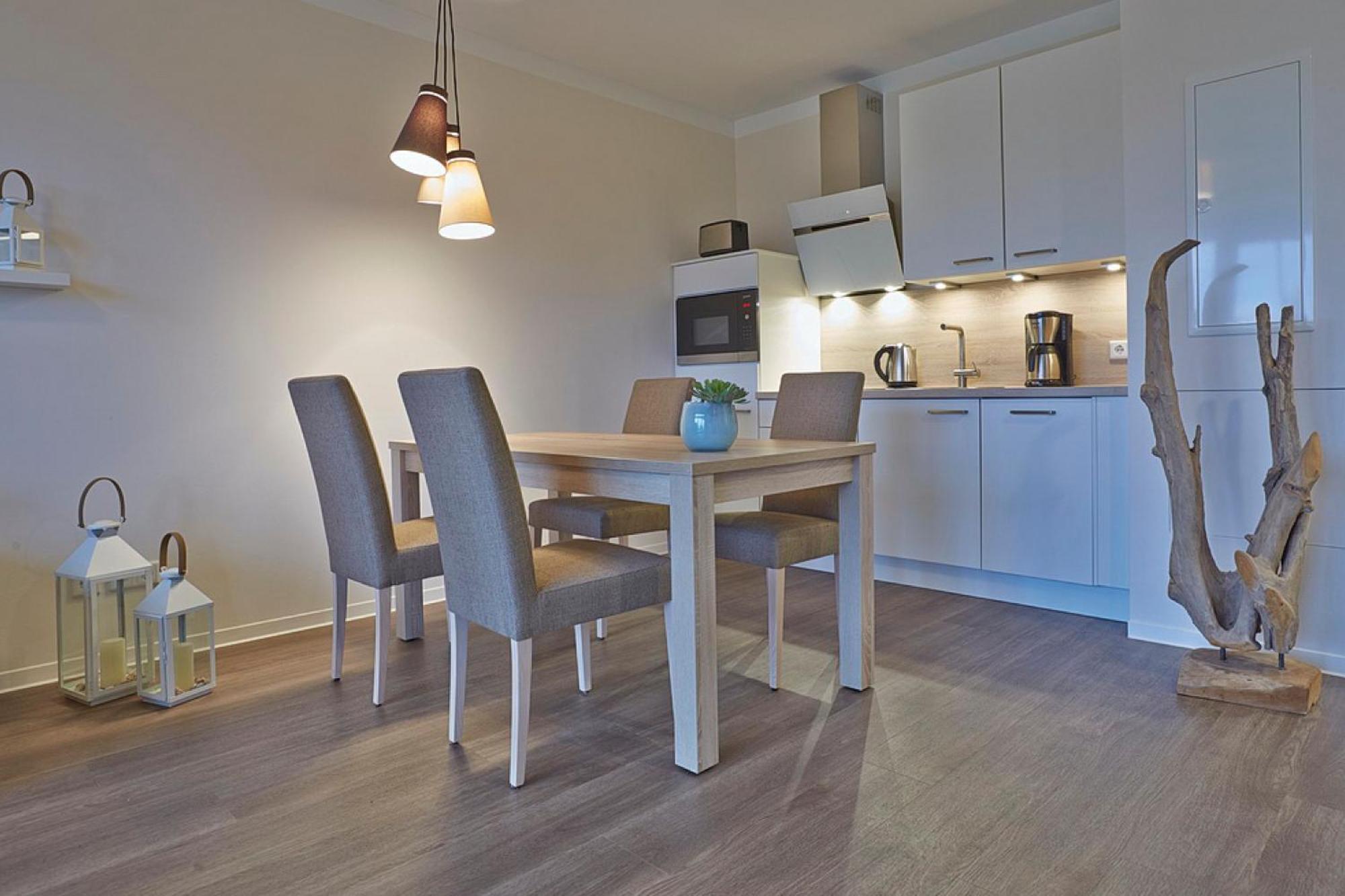 Aparthotel Waterkant Suites - Fewos Am Meer Mit Spa Borgerende-Rethwisch Ruang foto